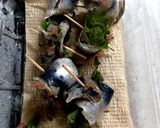 鰯の梅肉 大葉はさみ揚げ作り方2写真