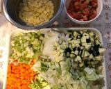 レンズ豆と野菜たっぷりスープ*作り方1写真