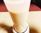 オレンジとバナナの青汁牛乳スムージー作り方5写真
