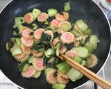 なるととチンゲン菜の中華炒め作り方4写真