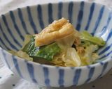 キャベツと油揚げのからし和え♪作り方6写真