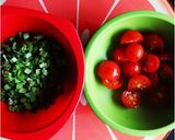 ラム肉の檸檬塩麹焼き＊トマト韮醤ソース作り方2写真