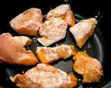 辛い！！揚げないレッドホットチキン♫作り方3写真
