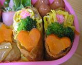 ☆ｷｭｰﾄで可愛ぃ☆お稲荷さん弁当作り方3写真