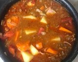 にんじんとじゃがいものチリコンカン風作り方7写真
