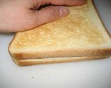 ホットサンド風♪煮物でおかずトースト作り方4写真