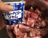 スペアリブのブルーベリージャム煮込み作り方1写真