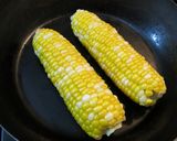 フライパンで☆焼きとうもろこし作り方2写真