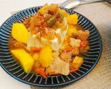 夏の甘辛料理〜マンゴー辛い絹ごし豆腐♪作り方8写真