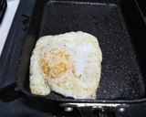 （お弁当）半熟目玉の両面焼き作り方3写真