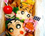 『しんちゃんとひまわり』弁当♡キャラ弁♡作り方12写真
