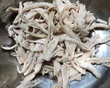 鶏むね肉ともやしのチリソース作り方3写真