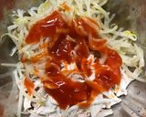 鶏むね肉ともやしのチリソース作り方4写真