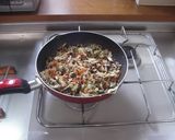 最速の玄米と野菜の焼き飯作り方1写真