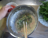 山形の伝統野菜 オカヒジキのかき揚げ作り方3写真