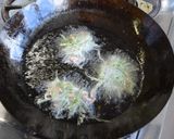 山形の伝統野菜 オカヒジキのかき揚げ作り方4写真