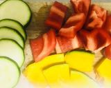 塩酒粕スプレッドで旨♪夏野菜の一口グリル作り方1写真
