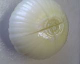 レンジで♪丸ごと新たまねぎの梅風味作り方2写真