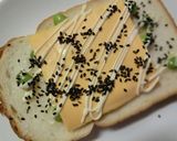 枝豆の青海苔＊塩＊チーズ　和トースト作り方3写真