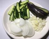 パパさんが作る、夏だ！野菜うどん作り方5写真