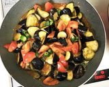 簡単!冷製ナスとトマトのうま煮作り方3写真