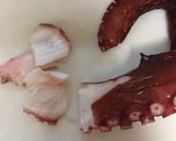 タコとキュウリとワカメの酢の物作り方2写真