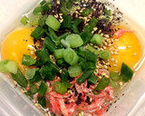 レンジへGO!桜えびとゆかりの卵焼き作り方1写真
