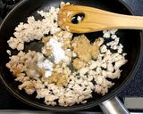 簡単★鶏ひき肉入り大葉みそ作り方3写真