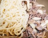大葉の焼きうどん作り方8写真