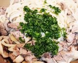 大葉の焼きうどん作り方9写真