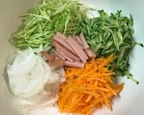 たっぷり野菜の春雨マヨサラダ作り方2写真