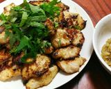 鶏胸肉のめんつゆマヨ焼き❤梅味噌和え作り方4写真