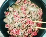 簡単！牛肉と水菜の粒マスタードマリネ作り方4写真