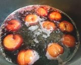 簡単☆皮ごとプラムのコンポート作り方3写真