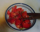 清涼梅肉ミニトマ納豆玉子ご飯作り方3写真