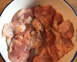 鶏肉と長芋の黒酢炒め作り方1写真