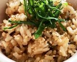 簡単☘️梅塩昆布の炊き込みご飯作り方4写真