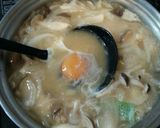 健康思考味噌汁010　しめじ&ささみ作り方5写真