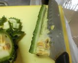 ゴーヤとシーチキンの中華風　ピリ辛和え作り方1写真