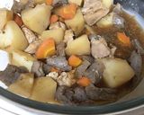 レンジで簡単♪ジャガイモと鶏肉の味噌煮作り方3写真