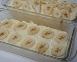 バナナがのったレモンチーズケーキ作り方4写真