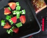 夏野菜で！カラフル天津飯作り方3写真