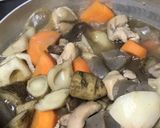 【大皿料理】筑前煮（炒り鶏）生姜入り作り方8写真