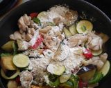 ズッキーニ、茄子、ゴーヤ本格チキンカレー作り方7写真