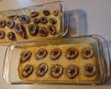 バナナがのったレモンチーズケーキ作り方5写真