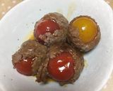 トマトin肉だんご作り方6写真
