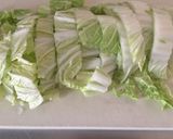 やみつき白菜&もやし&塩昆布作り方1写真