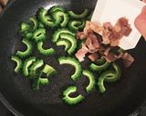 ゴーヤのスタミナにんにく味噌炒め作り方5写真