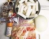 子供大好き★カレーチーズトッポギ♪作り方1写真