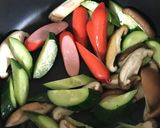 野菜のゆかり炒め作り方2写真